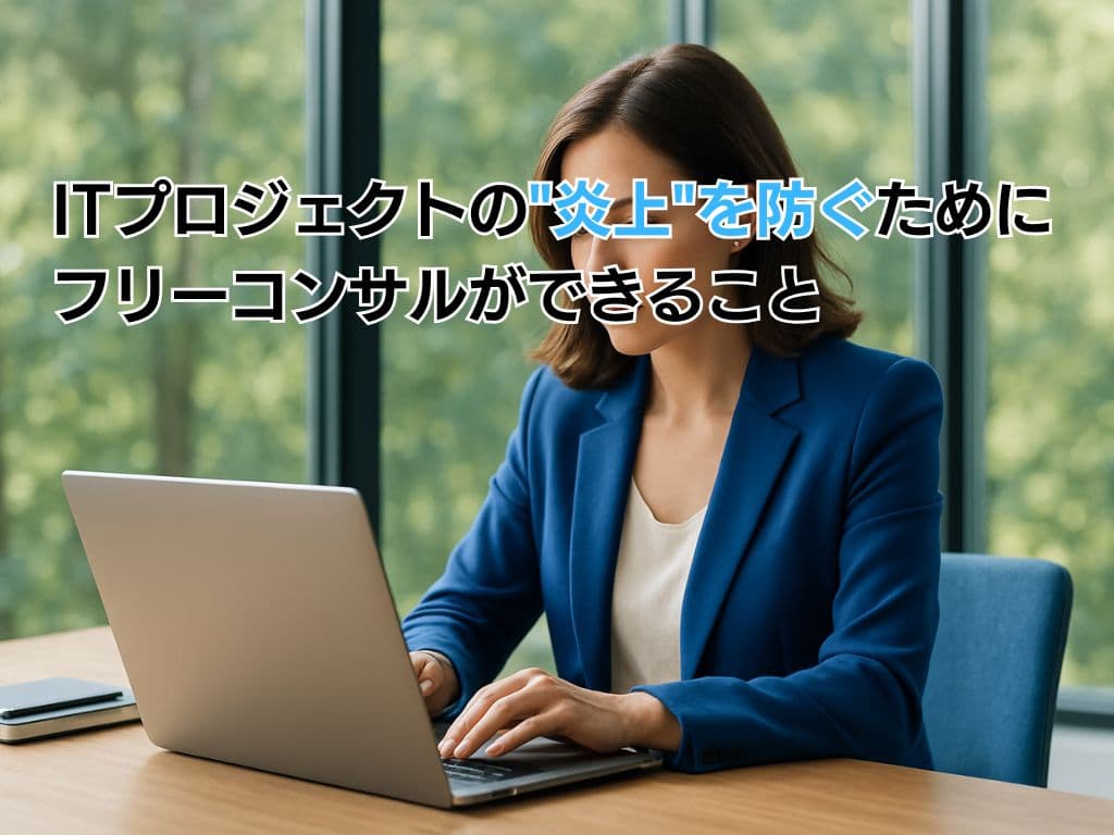ITプロジェクトの"炎上"を防ぐためにフリーコンサルができること