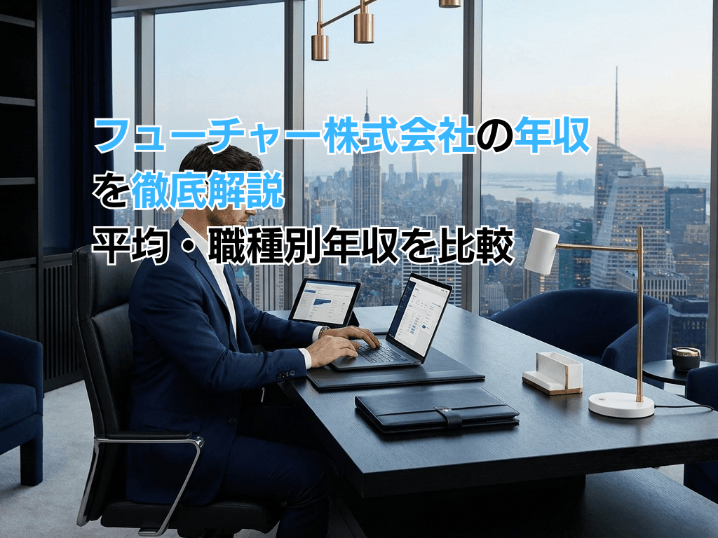 フューチャー株式会社の年収を徹底解説|平均・職種別年収を比較