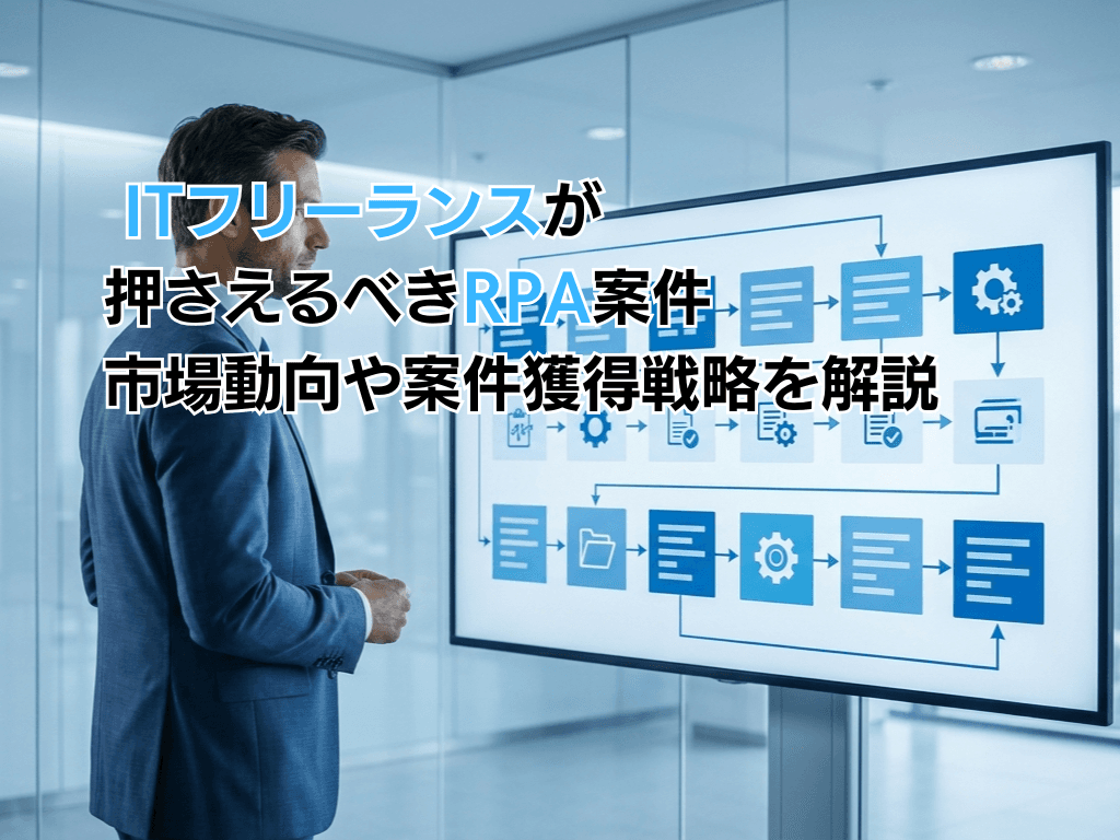 ITフリーランスが押さえるべきRPA案件|市場動向や案件獲得戦略を解説