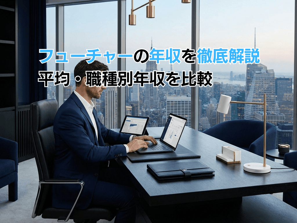 フューチャーの年収を徹底解説|平均・職種別年収を比較